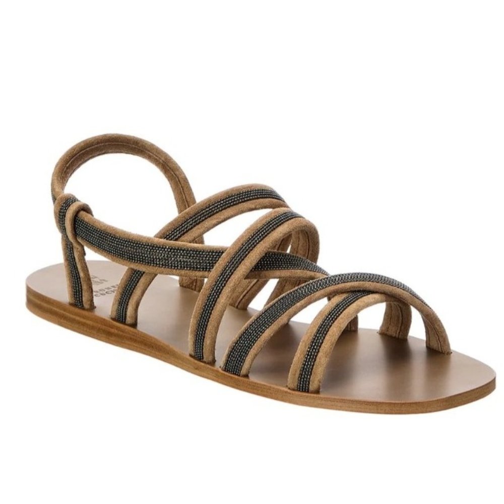 Suede Sandal